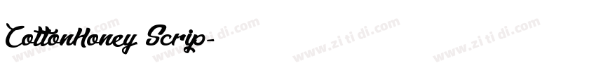 CottonHoney Scrip字体转换